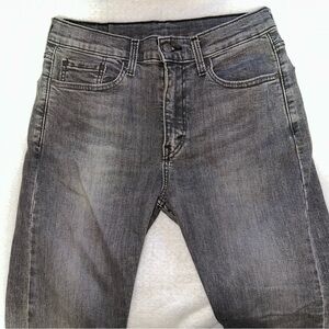 Levi's Men's Charcoal Straight Skinny Jeans